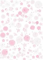 rosa fiori modello sfondo e sfondo nel linea arte vettore design.