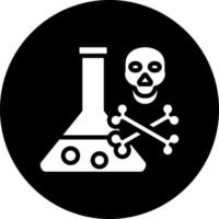 veleno chimico vettore icona design