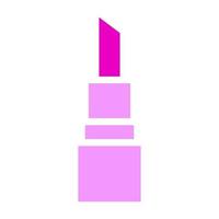 rossetto icona solido duocolor rosa colore madre giorno simbolo illustrazione. vettore