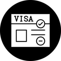 Visa vettore icona design
