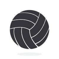 silhouette di pallavolo palla vettore