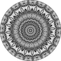 astratto mandala modello. arte su il parete. colorazione libro pizzo modello il tatuaggio. design per un' sfondo dipingere camicia e piastrella etichetta disegno, decorativo cerchio ornamento nel etnico orientale stile vettore