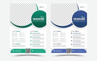 modello di volantino per webinar dal vivo per conferenze di lavoro creative e poster di eventi o banner di invito vettore