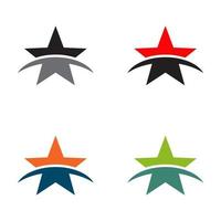 modello di progettazione di logo icona stella vettore