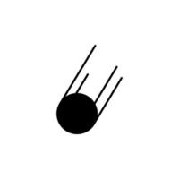 cometa vettore icona illustrazione