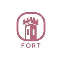 design del logo forte vettore