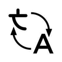traduzione icona design vettore
