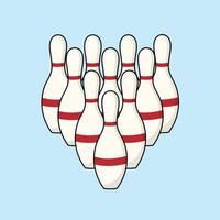 perno bowling il illustrazione vettore