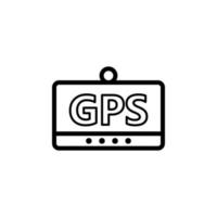 GPS navigatore vettore icona illustrazione