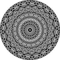 astratto mandala modello. arte su il parete. colorazione libro pizzo modello il tatuaggio. design per un' sfondo dipingere camicia e piastrella etichetta disegno, decorativo cerchio ornamento nel etnico orientale stile vettore