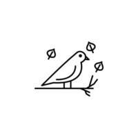 uccello vettore icona illustrazione