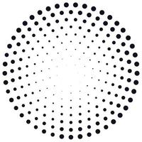astratto cerchio tratteggiata sfondo vettore illustrazione