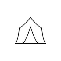 tenda vettore icona illustrazione