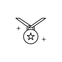 medaglia, sport vettore icona illustrazione