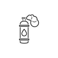 gas, spray, sostanze chimiche vettore icona illustrazione