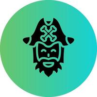 pirata barba vettore icona design