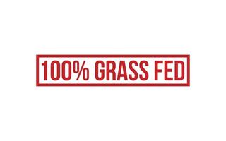100 per cento erba alimentato gomma da cancellare francobollo foca vettore