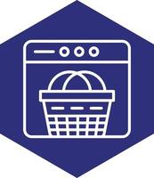 e-commerce pagina web vettore icona design