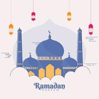 islamico santo mese di Ramadan kareem o Ramazan kareem concetto. vettore