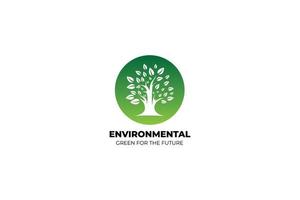 ambientale logo modello design vettore