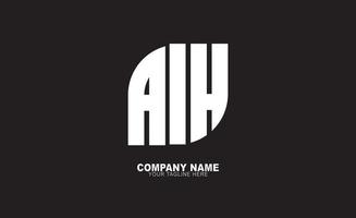 ahi logo design vettore modelli