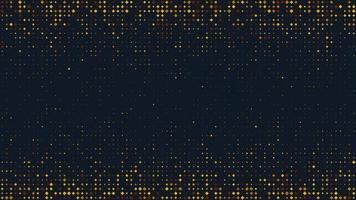 astratto geometrico sfondo di piazze. giallo e nero pixel sfondo con vuoto spazio. vettore illustrazione.