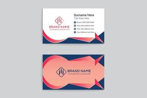 arancia elegante aziendale attività commerciale carta design vettore