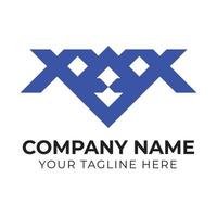 creativo moderno astratto monogramma xxxv lettera attività commerciale logo design gratuito vettore
