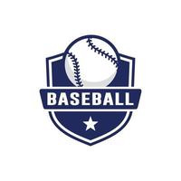 vettore di progettazione del logo di baseball