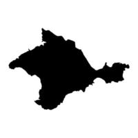 autonomo repubblica di Crimea carta geografica, Provincia di Ucraina. vettore illustrazione.