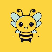 carino kawaii ape chibi portafortuna vettore cartone animato stile