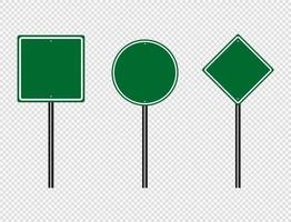cartello stradale verde cartello stradale vettore