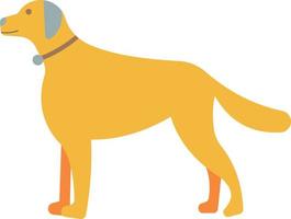 illustrazione vettoriale del cane su uno sfondo. simboli di qualità premium. icone vettoriali per il concetto e la progettazione grafica.