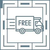 consegna gratuito vettore icona