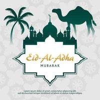 islamico Festival eid al adha vettore illustrazione per sociale media inviare e bandiera 4