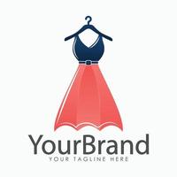 capi di abbigliamento logo design donne boutique logo vettore