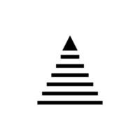 piramidale organizzazione vettore icona illustrazione