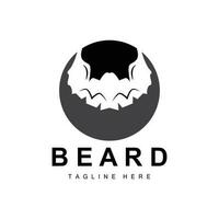 barba logo, vettore barbiere, design per maschio aspetto esteriore, barbiere, capelli, moda