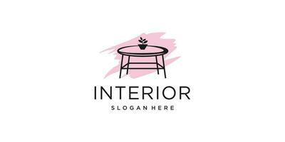 interno logo design modello con creativo concetto premio vettore