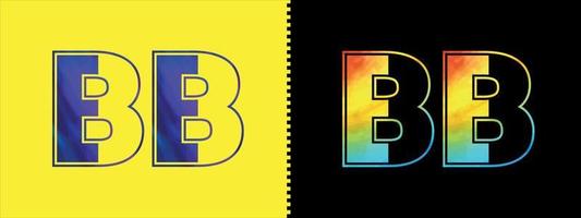 iniziale lettera bb logo icona vettore design modello. premio lussuoso logotipo per aziendale attività commerciale identità