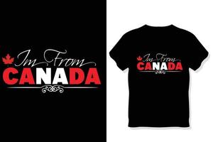 contento Canada giorno tipografia t camicia design ,Canada giorno t camicia ,1° di luglio Canada giorno vettore