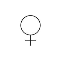 femmina vettore icona illustrazione
