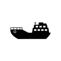 acqua trasporto, nave vettore icona illustrazione