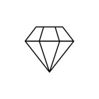 strofinare, diamante vettore icona illustrazione