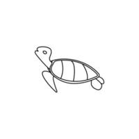 tartaruga vettore icona illustrazione