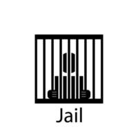 prigione, umano vettore icona illustrazione