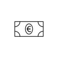 Euro vettore icona illustrazione