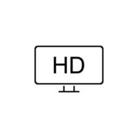 tv, HD vettore icona illustrazione