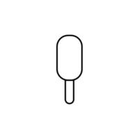 gelato icona vettore illustrazione