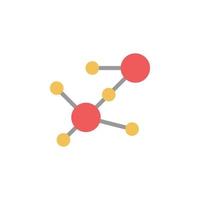 chimica, biologia colore vettore icona illustrazione